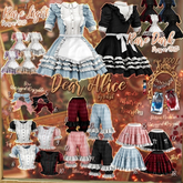 18. toksik - Dear Alice Skirt (Hourglass) (Red) COMMON