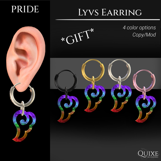 QUIXE - Lyvs Earring PRIDE