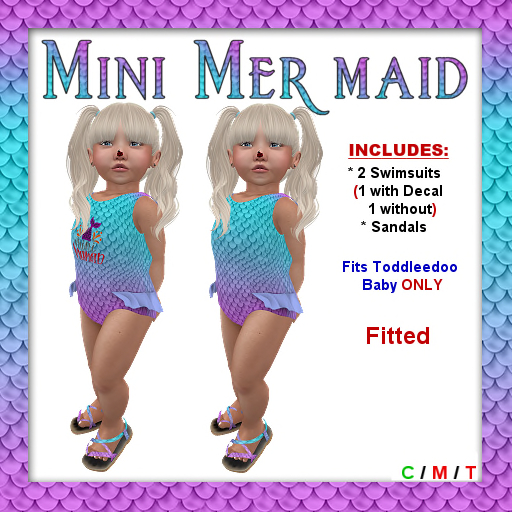 {BBK} TDB Mini Mermaid Swimsuit2 