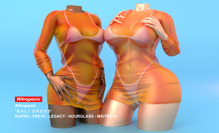NitroPanic_Bali Dress ORANGE