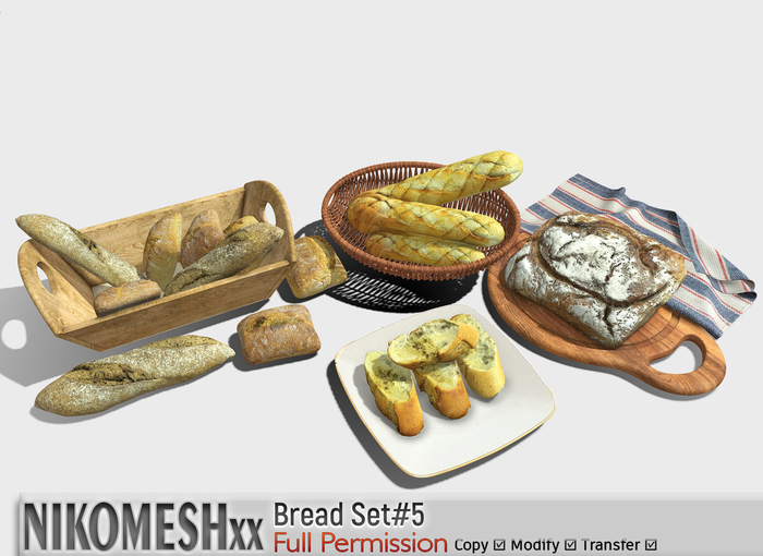 ::NIKOMESH::Full Permission Bread Set#5