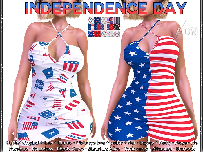 ADN DEMO Independence Day DRESS