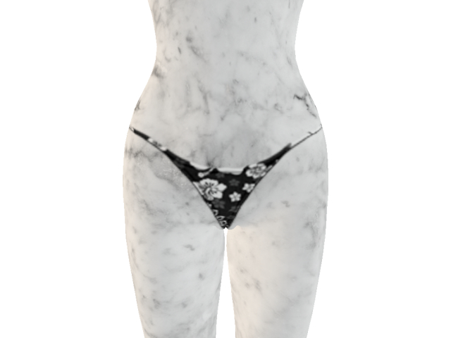 (7S) Common Stuff: Black Bikini Bottom