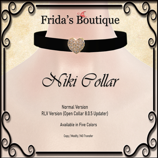 [FB] Niki Collar Normal Black & RLV