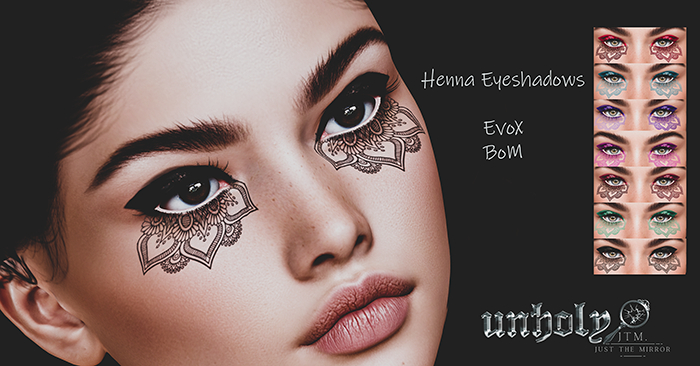 Unholy&Jtm - Henna eyeshadows (evoX)
