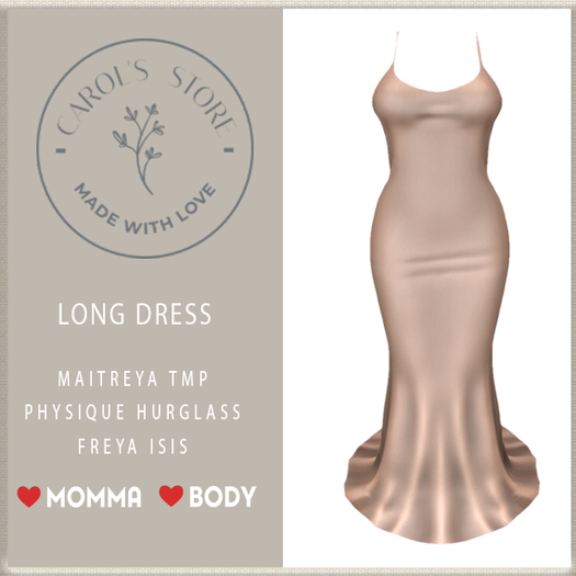 Long Dress Nude