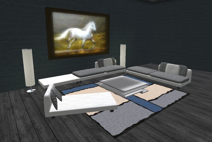 *TK* WHITE-GREY SOFA!!!