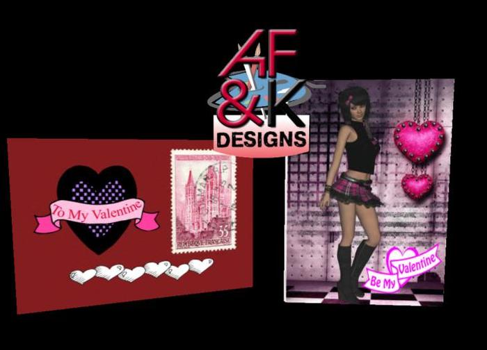 AF&K Designs - Valentine (9) Greeting Card