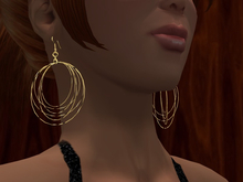 TM Thin Hoop Cluster Earrings - Color Change - Resize - Brightness