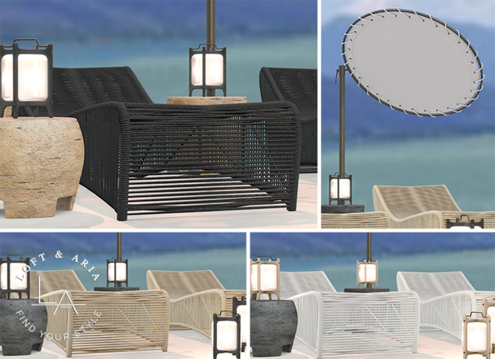 Floripa Beach/Pool Furniture Set (PG)