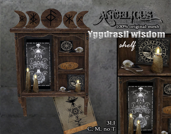 ::AGELICUS:: Yggdrasil wisdom shelf
