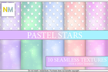 Pastel Stars Matchup Kit 10 Seamless Textures NM