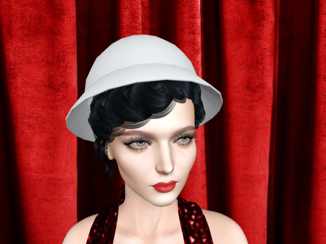 Vintage Cloche Lady's Hat (Multicolor)