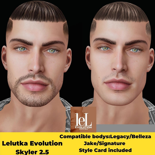 !O.S!  Shape Caran Lelutka Evolution Skyler 