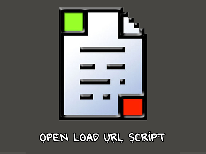 Open load URL Script