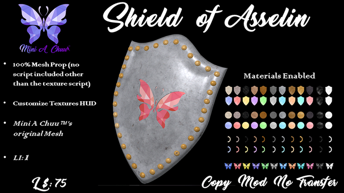 Mini A Chuu Props - Shield of Asselin (add me)