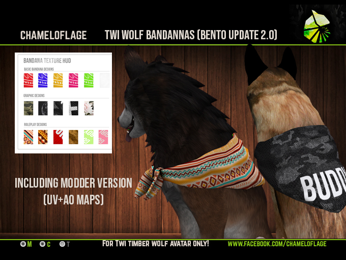 *CMFL* TWI Wolf - Bandana - Bento Update 2.0 (boxed)