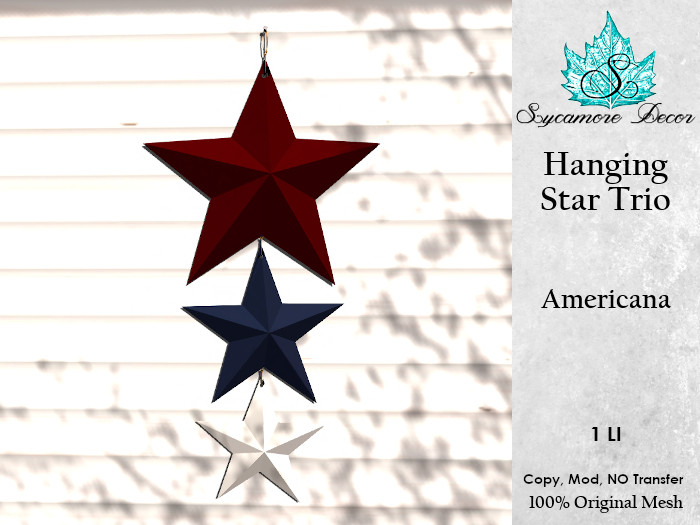 Dangling Star Trio - Americana - Boxed