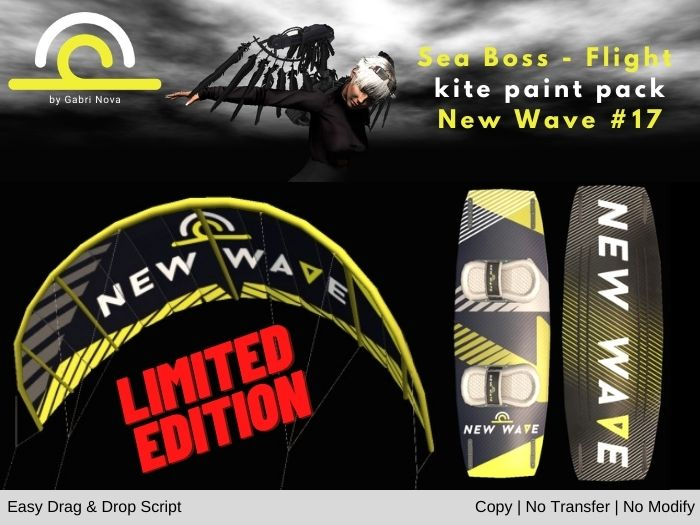 (TMS) Sea Boss - Flight New Wave #17 KiteSurf Paint Pack