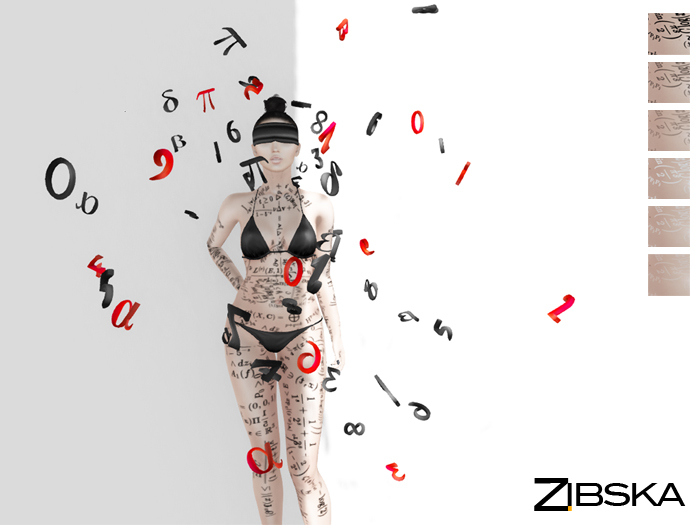 Zibska ~ Arithmophobia tattoo and color change blindfold and orbits