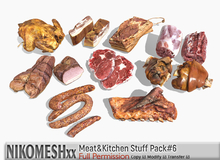 ::NIKOMESH::Full Permission Meat&Kitchen Stuff Pack#6