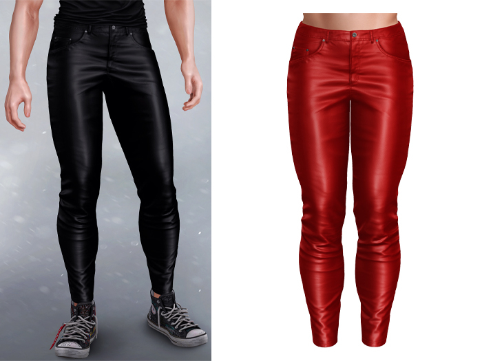 Mossu - Kai Pants - Red