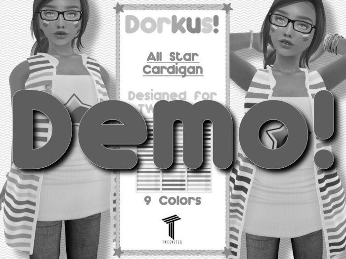 {Dorkus!} All Star Cardigan - DEMO