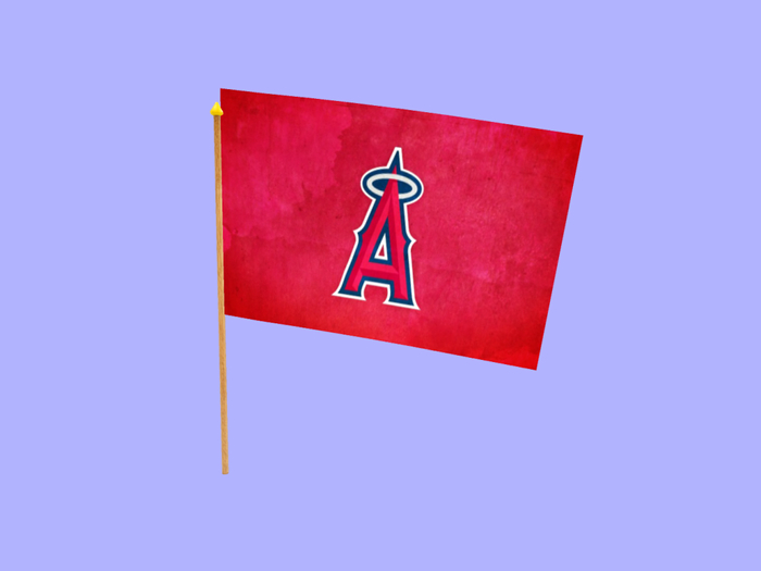 Team Flag-Baseball-Angels