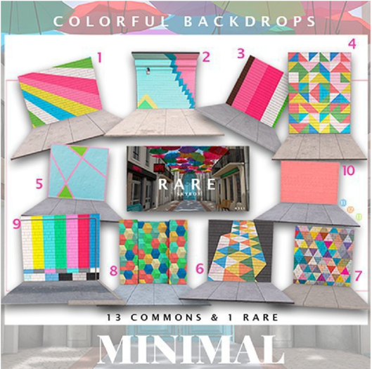 MINIMAL - Colorful Backdrop *9*