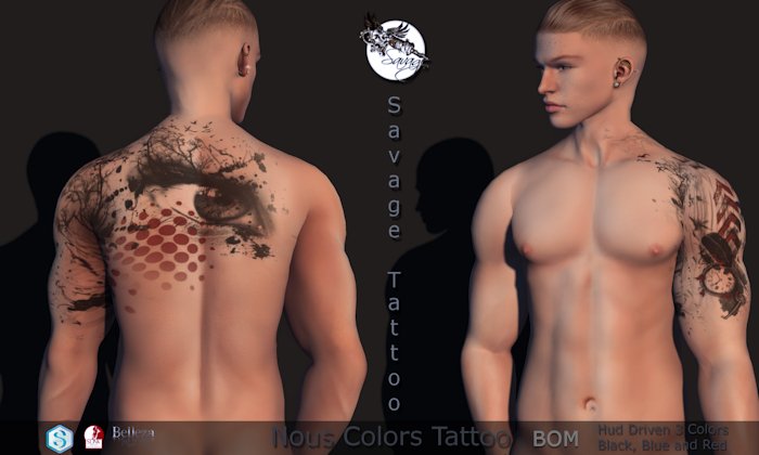Savage - Nous Colors Tattoo - Add.