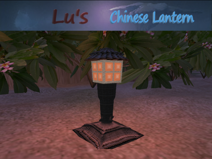 China-Laterne Holz