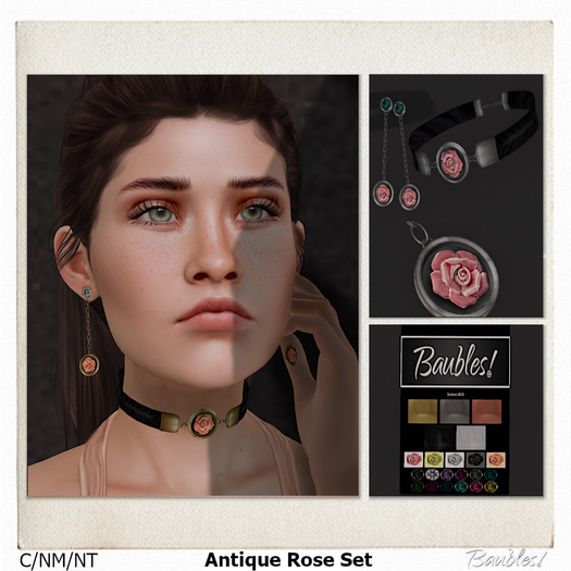 Baubles! by Phe - Antique Rose Set