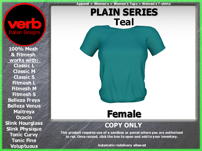 Plain Series - Teal