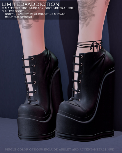Limited Addiction - Lilith Boots - Fatpack