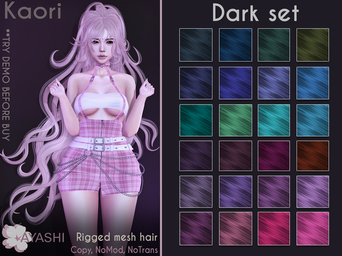 [^.^Ayashi^.^] Kaori hair-Dark set