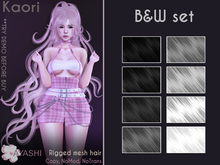 [^.^Ayashi^.^] Kaori hair-B&W set