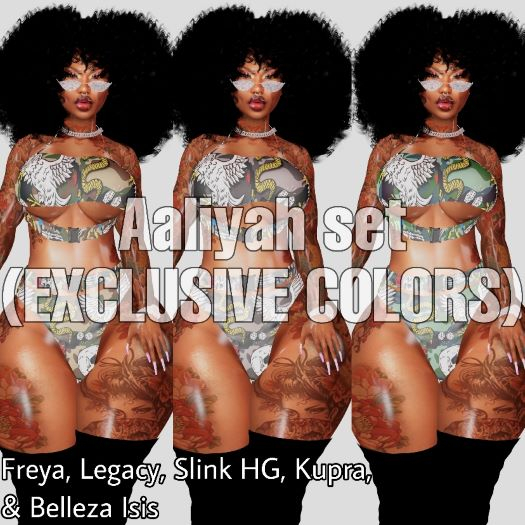 Aaliyah Set (exclusive colors) FATPACK