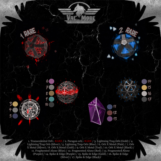[Val'more] Alune Fragmented Orbs *Full Set*