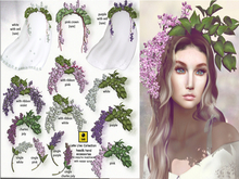 *LODE* Head Accessories - Late Lilac Ribbon [white]