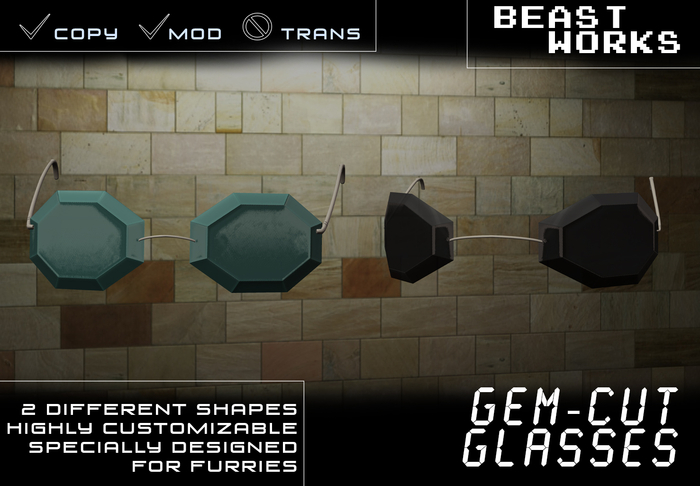 [Beast Works] Gem-Cut Glasses