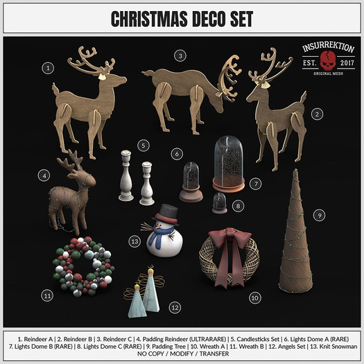 [IK] Christmas Deco - 09. Padding Tree - COMMON (boxed)