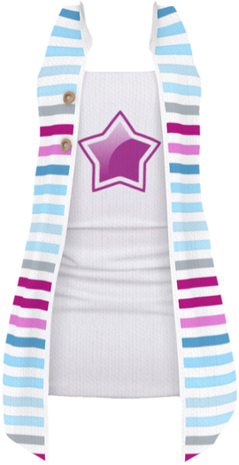 {Dorkus!} All Star Cardigan - Mixed Berry