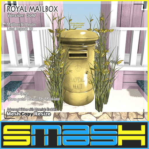SMASH - Royal Mailbox (Gold)
