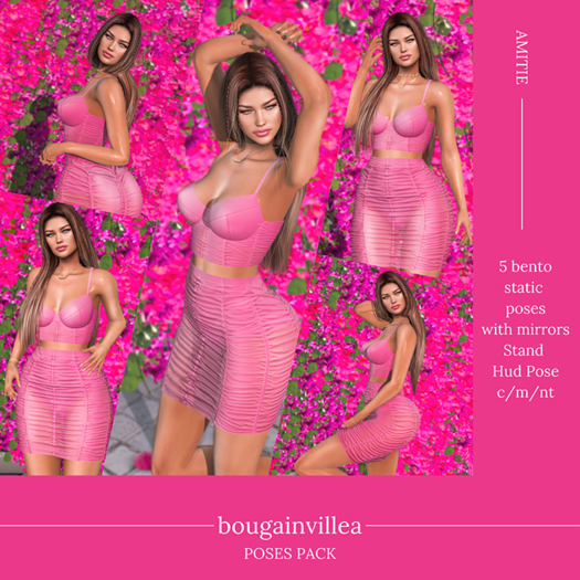 Amitie - Bougainvillea - Poses Pack 