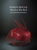POISON ROUGE Marylou Hat (Red)