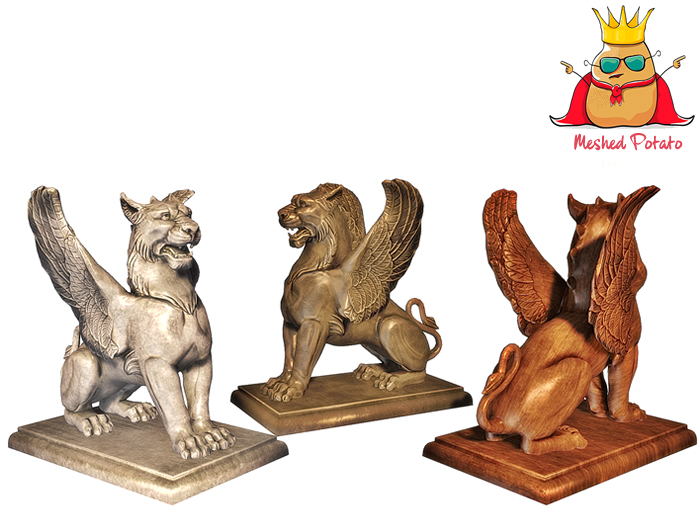 Meshed Potato - Winged Lion - Full Perm Mesh