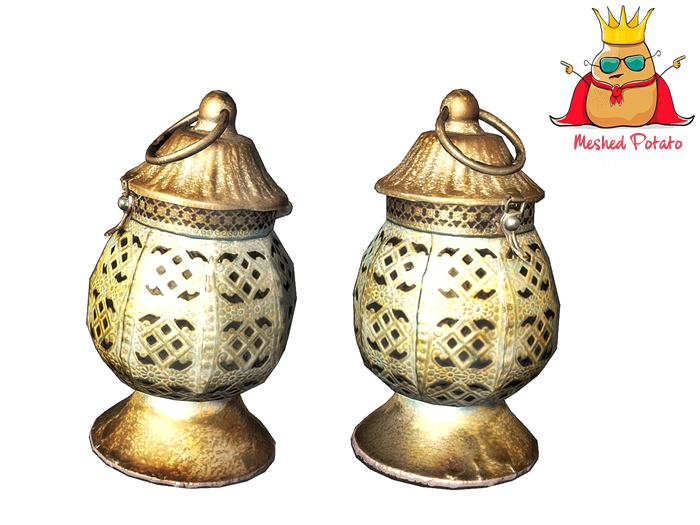 Meshed Potato - Old Lamp - Full Perm Mesh