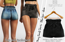 Mary Female Shorts Black Jeans - Denim - Maitreya, Lara Petite, Kupra Original , Belleza Freya Legacy - FashionNatic