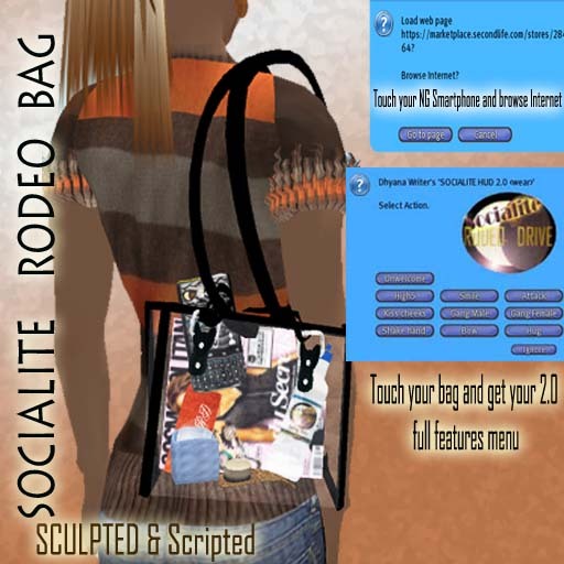 SOCIALITE GREETER CLEAR BAG 