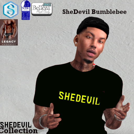 !SD! SheDevil Bumblebee Shirt Men